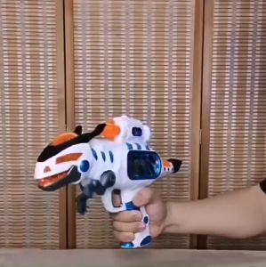 Khủng long rô bốt cầm tay kieu Sung có đèn có nhạc vui nhộn cho bé Super B 2025