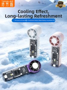 TANALAZ | Portable Mini Handheld Cooling Fan Long Battery Life