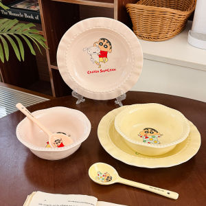 Bộ Đồ Ăn Bằng Gốm Dễ Thương Hoạt Hình Sáng Tạo Bát Ăn Sáng Bát Cơm Bát Súp Bát Tròn Dùng Tại Nhà Bánh Vẽ Cưng Bộ Đồ Ăn Sáng