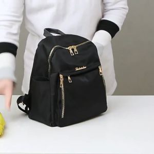 LapaN Tas Ransel Wanita Premium Backpack Korea Remaja Kekinian Hitam Ramasa Sekolah Kuliah