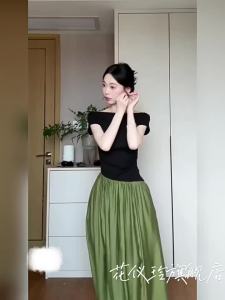 HUAYILING | Elegant French Summer Spliced Dress for Petite