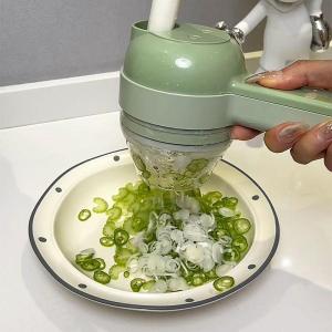 Electric Multi-Function Vegetable Cutter Onion Chopper Ginger Grinder Garlic Slicer Kitchen Tool for Cooking And Baking