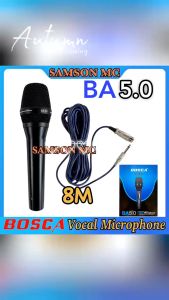 BOSCA BA 5.0 Vocal Microphone: High-Quality Dynamic Microphone Accentuates the Warmth and Clarity of Lead Backup Vocals