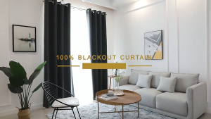 ⚡SG Delivery⚡99% Blackout Curtain for HDB Condo Co-living Grommet Blackout Curtains Hook Curtain Night Curtain