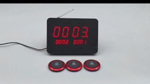 Wireless Waiter System Restaurant Pager Service Call 1 Host 10 waterproof Call Buttons for Cafe Customer