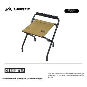 ShineTrip | Ghế Chắc Chắn Đa Năng Gấp Được
