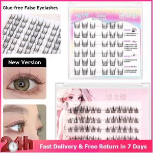 Reusable Glue-Free False Eyelashes First Choice for Beginners No Need Glue False Eyelashes