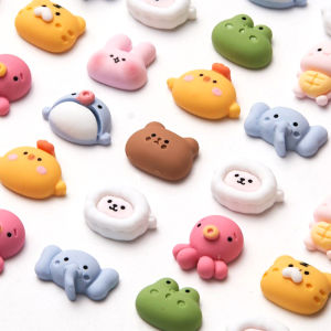 Cute Cartoon 3D Stickers Resin Mobile Phone Case Decals Children Students Water Bottle Adhesive Decorative DIY Materials