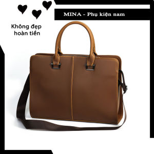 Cặp công sở quai xách da PU đựng tài liệu lap top túi đựng máy tính bảng giấy a4