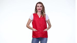 1Pcs Volunteer Vest Mens And womens Composite Single-layer Casual Vest For Volunteer Work Coat