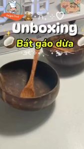 Bát Gáo Dừa Và Thìa Gỗ Tự Nhiên SAIGON FOOD