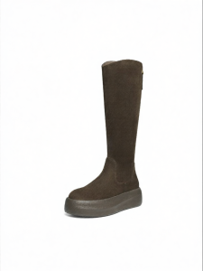 Reddragonfly | Elastic Slimming Thick Heel Height Increasing Womens Boots