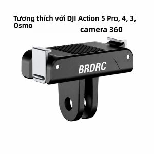 Giá Đỡ Từ Tính Cho DJI Action 6/NANO/Action 3/4/5 Đế Tháo Nhanh Cho Phụ Kiện Chân Máy Ảnh DJI Osmo 360