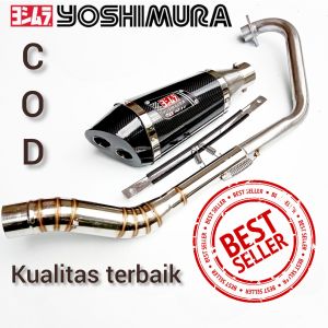 knalpot Racing  yoshimura r11 Dua Lubang  Vixion Satria Fu CBR Byson Megapro thunder XABRE r15v2 r15v3 dan masih banyak lagi