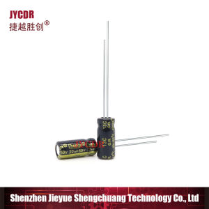 Máy Phát Điện Aluminum Electrolytic Capacitor 50V22UF 5X12 CHENGX Tần Số Cao Rõt Thấp Mô-đun Điện Áp Cao Tuổi Thọ Dài Black Gold