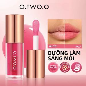 Son Dưỡng Môi O.TWO.O Bóng Mượt Dưỡng Ẩm Không Dính Làm Đầy Môi Bóng Nước Quyến Rũ Nhũ Lấp Lánh Làm Lớp Nền Son Dưỡng Môi Mỹ Phẩm Kích Thước Đầy Đủ