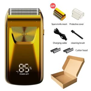 Kemei | Máy Cạo Râu Điện Sạc Được Dành Cho Nam Giới Máy Tỉa Râu Sử Dụng Được Khi Khô Hoặc Ướt Máy Cạo Râu Với Sạc Nhanh Và Nhiều Lưỡi Dao Máy Tỉa Tóc Kemei