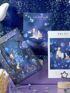 Creative Trendy 30-Piece Boxed Postcard Set Dreamy Ins Artistic Fresh Japanese Style Hand-Written Greeting Cards by Chuangzhi