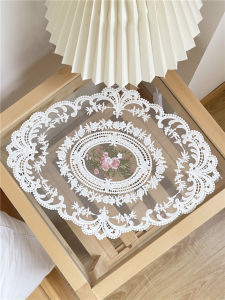 Lace Tablecloth Decorative Fabric Multi-purpose Lace Cover