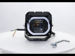 2PCS Mini Driving Light Upgraded V7 Pro 2nd Full Set high/low beam white/yellow and Blue LED headlights Korea LED chip IP68