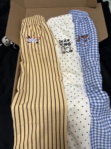 Summer Lightweight Loose Lazy Style Walking Commuting Pants Cute Cool Straight Leg Pants Natural Waist Elastic Polyester