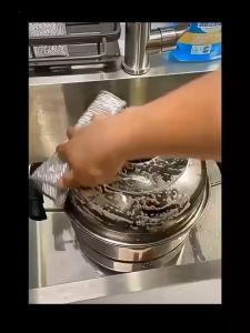 ลวดเงิน ผ้าทําความสะอาดลวดโลหะ ที่ไหนดีสำหรับห้องครัว แผ่นใยขัด ห้องนอน และผ้าขนหนู