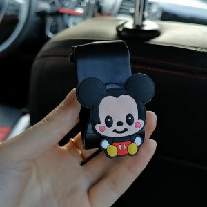 Car Seat Hook Cute Mickie Durable Hook Car StorageHanger Multifunctional Hook Car Hook Accessories Pemegang Kereta 汽车挂钩