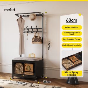MEISD | Entryway Multi-Function Coat Rack and Shoe Bench