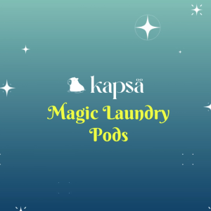 Kapsa 10 in 1 Laundry Pods 30 (Bundle of 2) - With Pristine Aromas Santal Noir Fragrance Softener