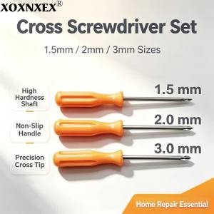 Phillips Screwdriver Set 1.5mm 2.0mm 3.0mm Cross Screwdriver for Game Console Controller Repair Hand Tools