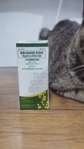 Free 3cc Syringe 60ml Canibrom Bromhexine Syrup Cat Dog Health Boost All Stages Adult Kitten Puppy