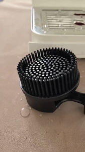 58MM Coffee Machine Cleaning Brush Long Handle Circu Arc Brewing Head Coffee Brush Kitchen Utensils