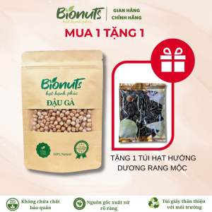 Combo 2 Túi Đậu Gà Hữu Cơ BIONUTS 500G (Tổng 1 Kg ) - Giàu Protein tốt cho tim hỗ trợ tiêu hóa giúp kiểm soát cân nặng..