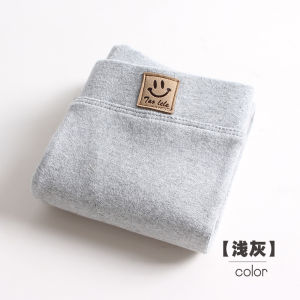 Womens Older Kids Leggings Spring and Autumn White Thick Solid Color Baby Pants Autumn Black Cotton Childrens Trousers Outer Wear