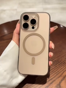 【พร้อมส่ง】เคสPC case iphone 11 12 13 14 15 16 pro promax เคสไอโฟน เคสโทรศัพท์ เคสอะคริลิคเคสชาร์จได้ กันเลนส์กล้อง เคสแม่เหล็ก