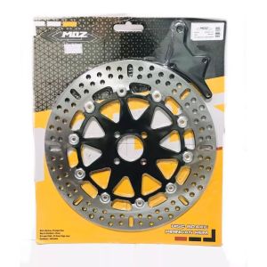 Piringan Cakram Depan Lebar Variasi Moz Bulat Model Ktc & Model Psm Black Series Disc Brake 300mm + Breket Pnp Shogun 110/ Shogun 125