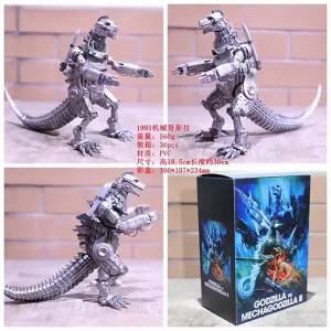 DIY Movie Version NECA1993 Mechanical Godzilla Hand-Made King of Monsters Movable Joint Model Toy Decoration