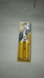 Gunting Stek Stayvic Lurus - Gunting Dahan Ranting Tanaman Bunga Pruning Shear dengan pegangan merah dan bilah tajam.