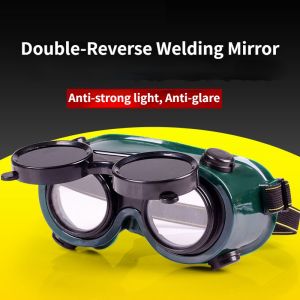 Anti-glare Welding Glasses Protective Face Shield Goggles Anti-strong Light Welding Splash Welder Special Glasses TIG Welding Gas Welding Goggles
