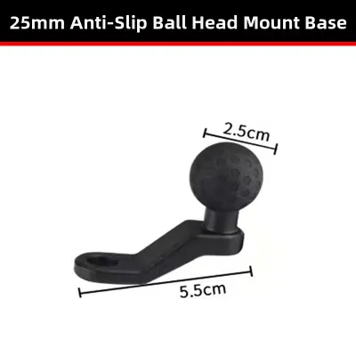 Phone Holder Accessories 25mm Ball Head Motorcycle Handlebar Base Seat Rearview Mirror Link Rod Fixed Bicycle Mobile Phone Stand