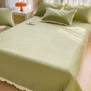 Kiss Dear | Lace Cotton Solid Color Thick Bed Sheet Single Use