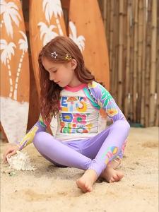 PPTOWN | Sun Protection Quick Dry Girls Swimsuit