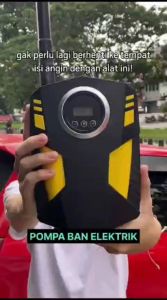 Pompa Ban Elektrik Mobil dan Motor Portable Otomatis