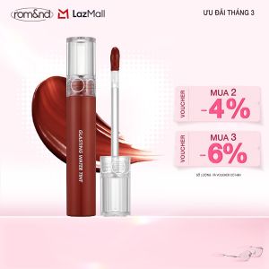 [Rom&nd] Son tint nước siêu lì lâu trôi Hàn Quốc Romand Glasting Water Tint 4g