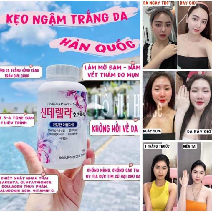 [CHÍNH HÃNG 100%] Viên Ngậm Trắng Da 𝐂𝐈𝐍𝐃𝐄𝐑𝐄𝐋𝐋𝐀 𝐏𝐔𝐌𝐏𝐊𝐈𝐍 𝐂𝐎𝐀𝐂𝐇 𝐇𝐀̀𝐍 𝐐𝐔𝐎̂́𝐂.