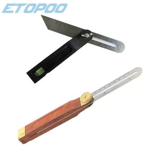 18/22cm Woodworking Scriber Dovetail  Multi Miter Angle Ruler Marking Jig Marking Gauge Polygon Bevel Angles Marking T-Ruler