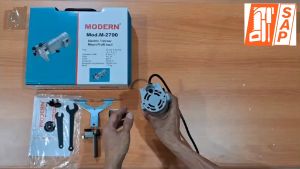 MODERN M-2700 Mesin Profil Kayu 6mm Wood Trimmer Router M2700