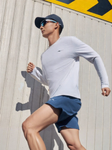 Erke | Quick-drying Ice Silk Mens Long Sleeve Sport T-Shirt