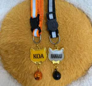 CUSTOMIZED CAT TAG GLOW IN THE DARK