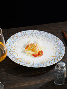 Đĩa Tròn Bằng Gốm Sứ Sáng Tạo Đĩa Ăn Tối Sang Trọng Đĩa Tráng Men Sứ Đĩa Ăn Tối Kiểu Tây Đĩa Ăn Tối Thịt Bò Đĩa Ăn Tối Tráng Men Sứ